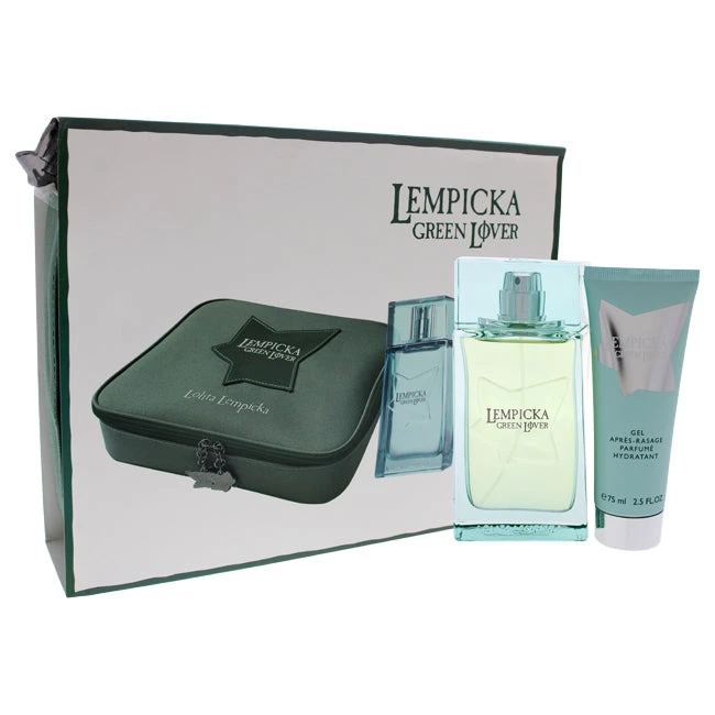 Green Lover By Lolita Lempicka For Men - 3 Pc Gift Set 3 Green Lover By Lolita Lempicka For Men - 3 Pc Gift Set