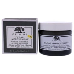 Clear Improvement Charcoal Honey Mask To Purify And Nourish By Origins For Unisex - 2.5 Oz Mask