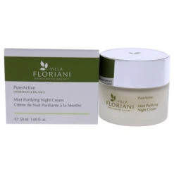 PureActive Purifying Night Cream - Mint By Villa Floriani For Unisex - 1.69 Oz Cream