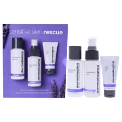Sensitive Skin Rescue Kit By Dermalogica For Women - 3 Pc 1.7oz Ultracalming Cleanser, 1.7oz Ultracalming Mist, 05oz Calm Water Gel