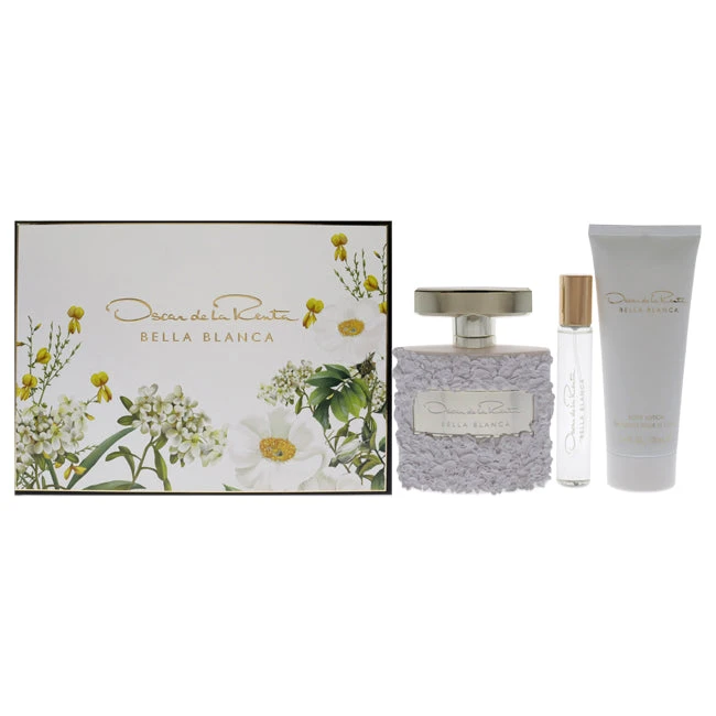 Oscar De La Renta Bella Blanca Gift Set For Women 2 Oscar De La Renta Bella Blanca Gift Set For Women