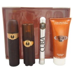 Cuba Gold By Cuba For Men - 4 Pc Gift Set