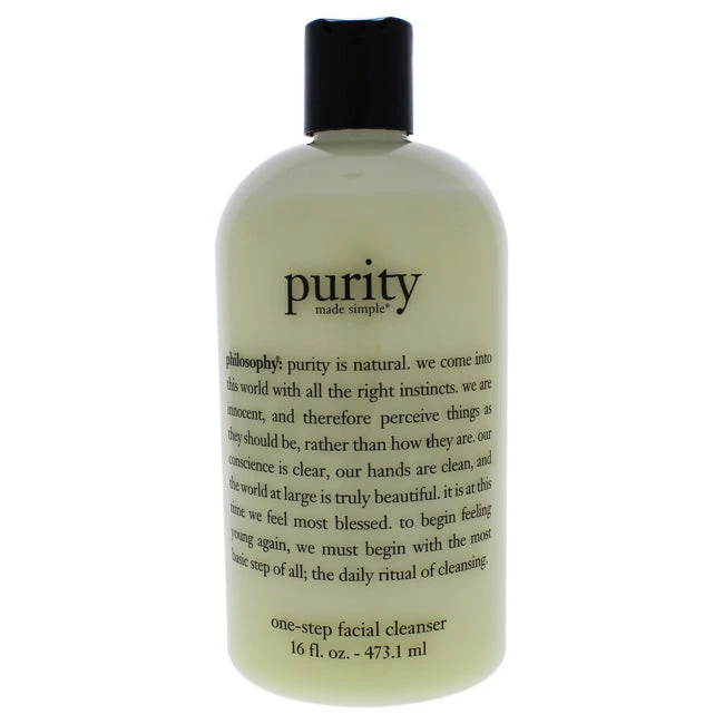 Purity Made Simple One Step Facial Cleanser By Philosophy For Unisex - 16 Oz Cleanser 3 Purity Made Simple One Step Facial Cleanser By Philosophy For Unisex - 16 Oz Cleanser